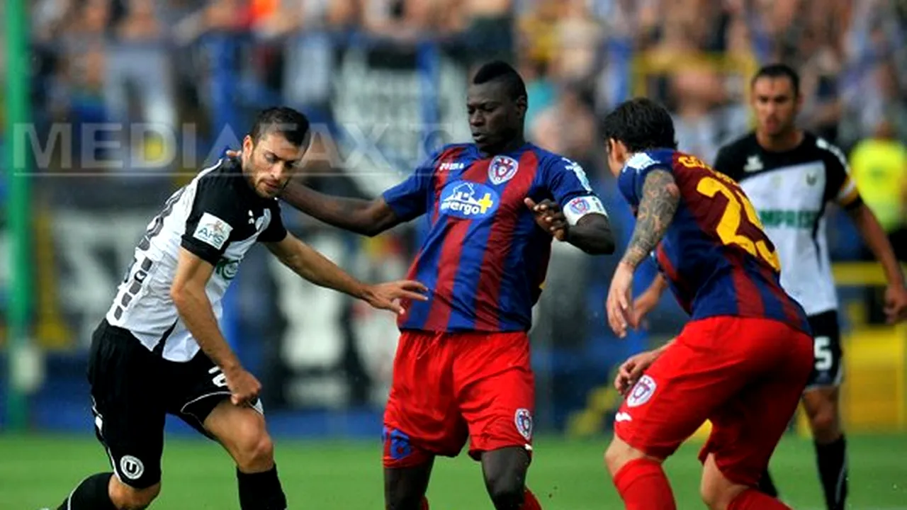 ASA Târgu Mureş - Universitatea Cluj, scor 0-0, în Liga I