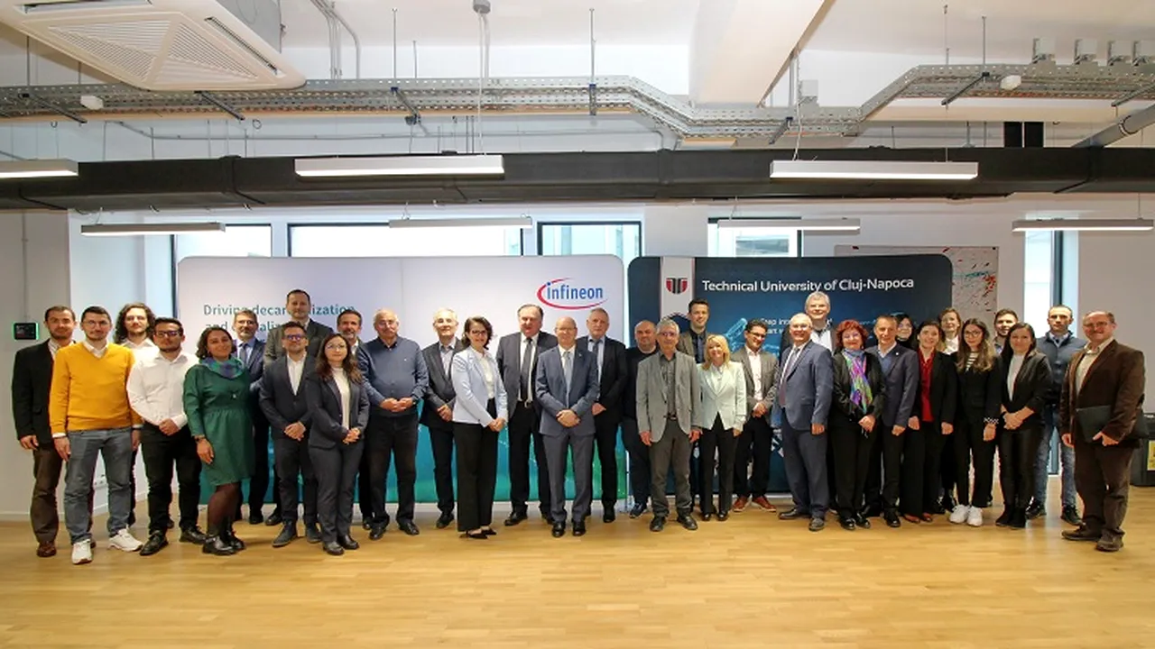 Universitatea Tehnică din Cluj-Napoca şi Infineon Technologies sărbătoresc un deceniu de colaborare