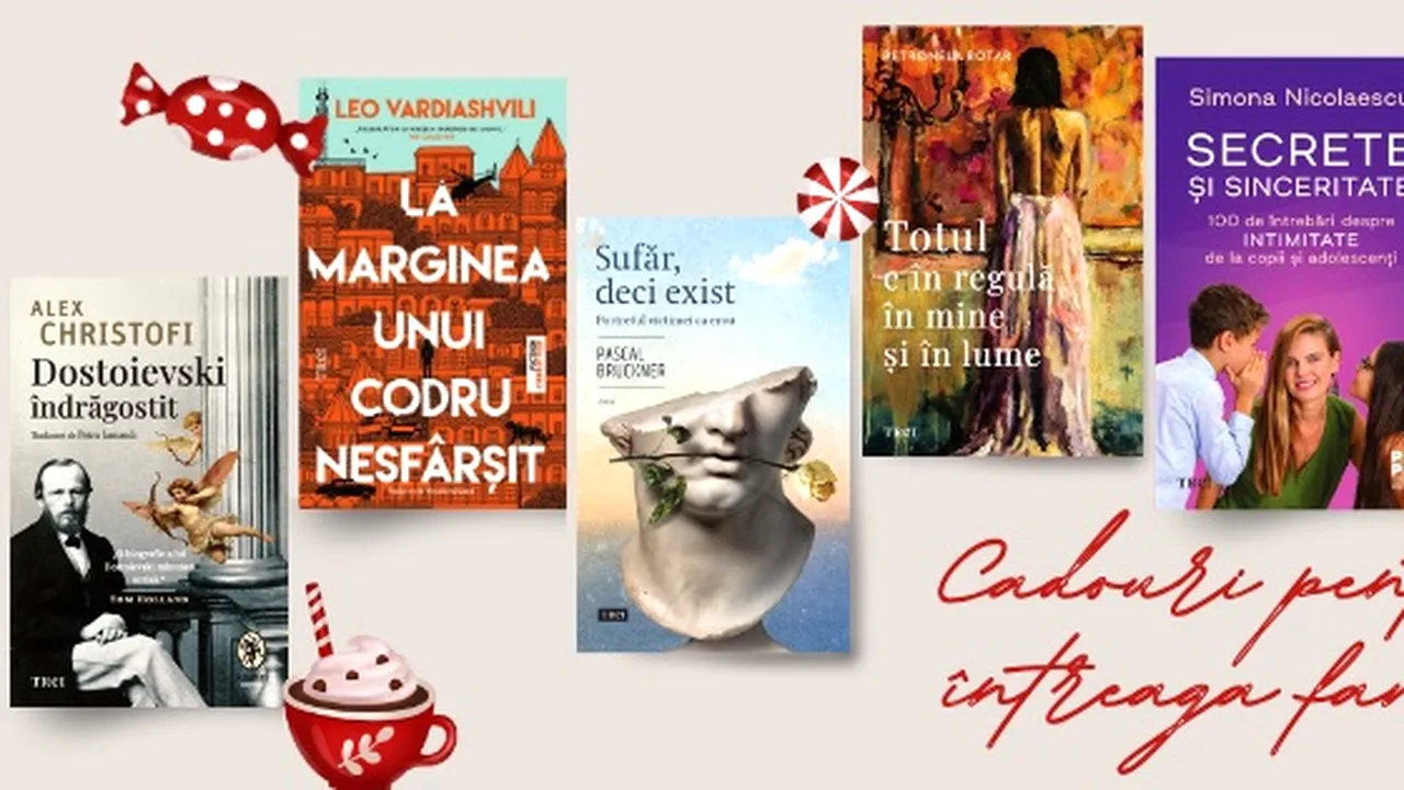 7 cărţi cadou de Crăciun pentru întreaga familie!