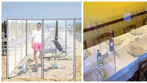 La plajă în 