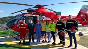 „Imaginile sunt dincolo de cuvinte!” Prima viaţa salvată la înăţime de pe heliportul Spitalului de Urgenţă Bistriţa