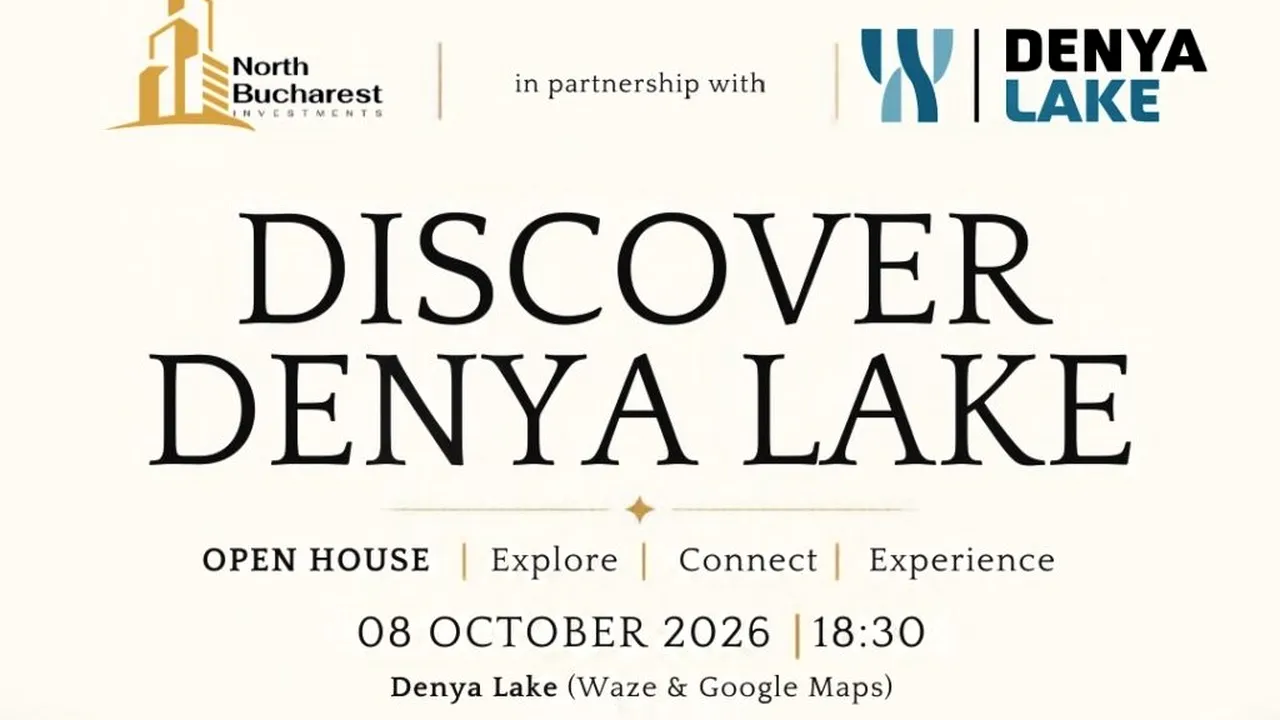 NORTH BUCHAREST INVESTMENTS ȘI DENYA ANUNȚĂ „DISCOVER DENYA LAKE”, UN EVENIMENT DEDICAT PROIECTULUI REZIDENȚIAL DE 45 DE MILIOANE DE EURO DIN NORDUL BUCUREȘTIULUI