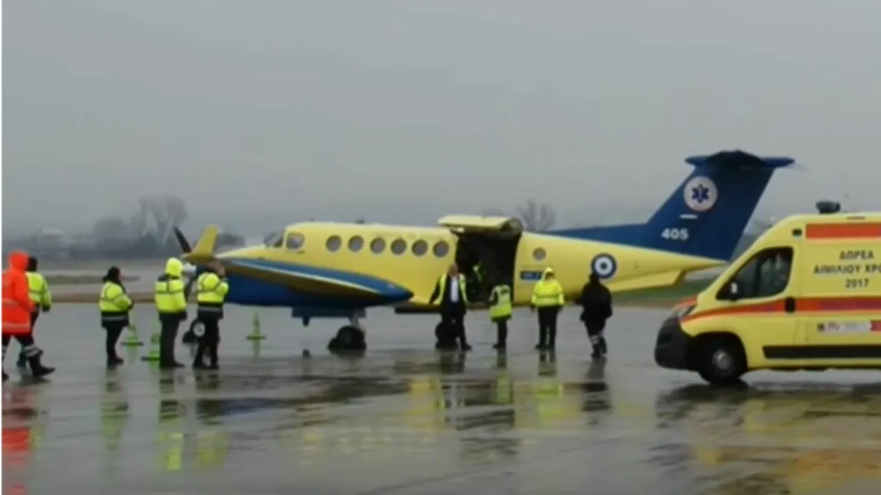 Avionul care i-a transportat pe suporterii greci răniți în accidentul din Timiș a ajuns la Salonic. Aceștia au fost duși direct la spital