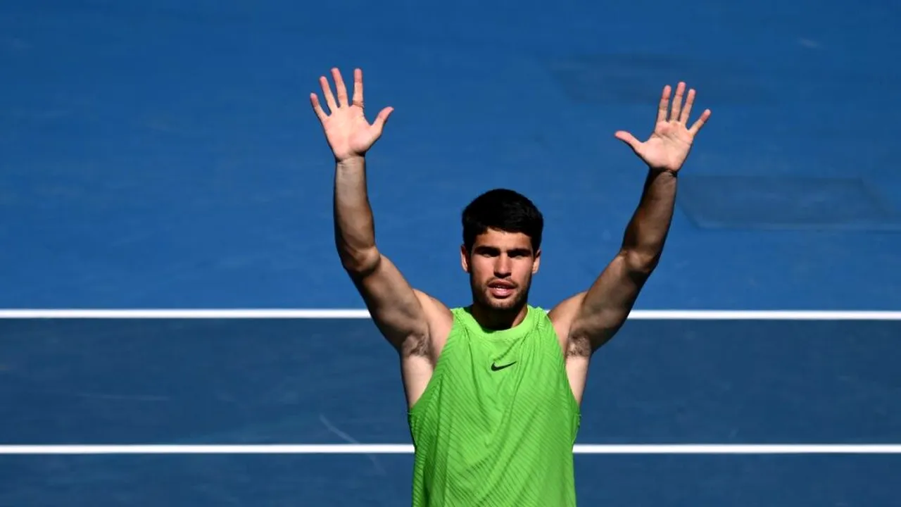 Carlos Alcaraz îl învinge pe De Minaur și ajunge, în premieră, în semifinale la Australian Open