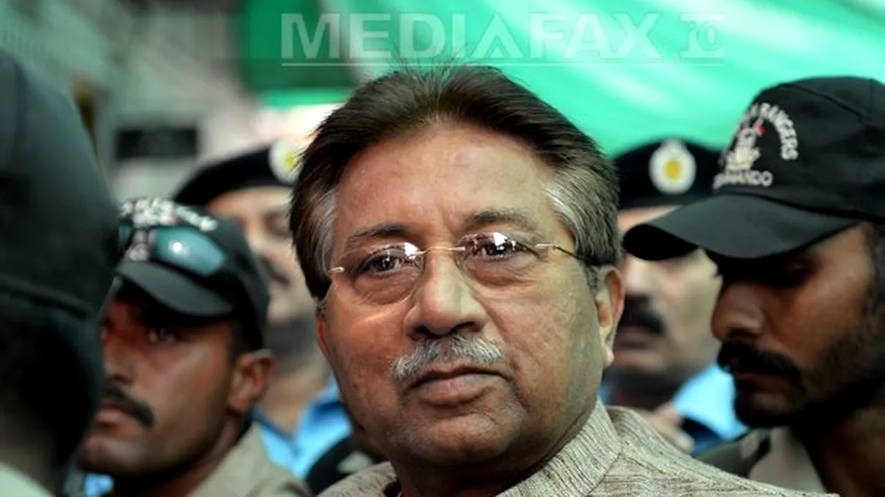 Fostul preşedinte pakistanez Pervez Musharraf a fost transportat de urgenţă la spital