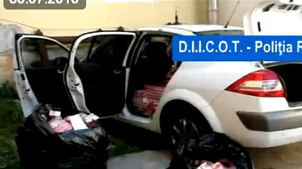 Şapte persoane arestate şi alte 14 reţinute în cazul contrabandei cu ţigări din nordul ţării