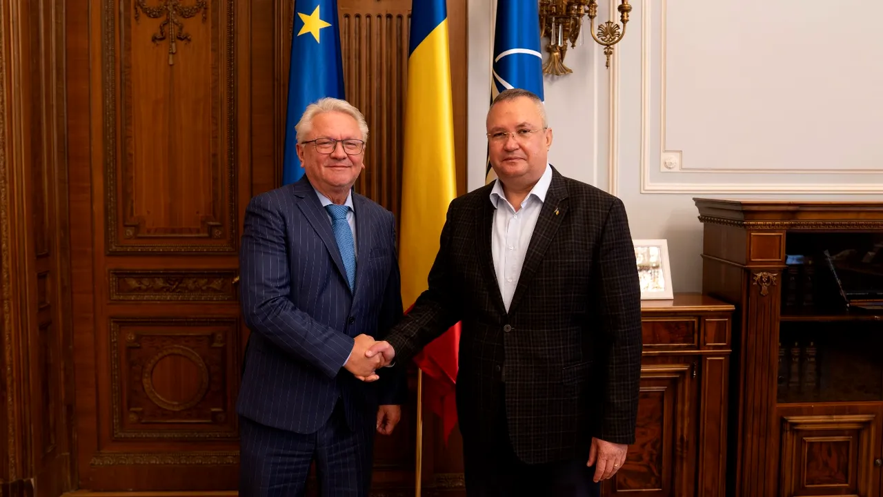 Nicolae Ciucă, întâlnire cu Armin Papperger, CEO Rheinmetall, investitorul care a cumpărat Automecanica Mediaş