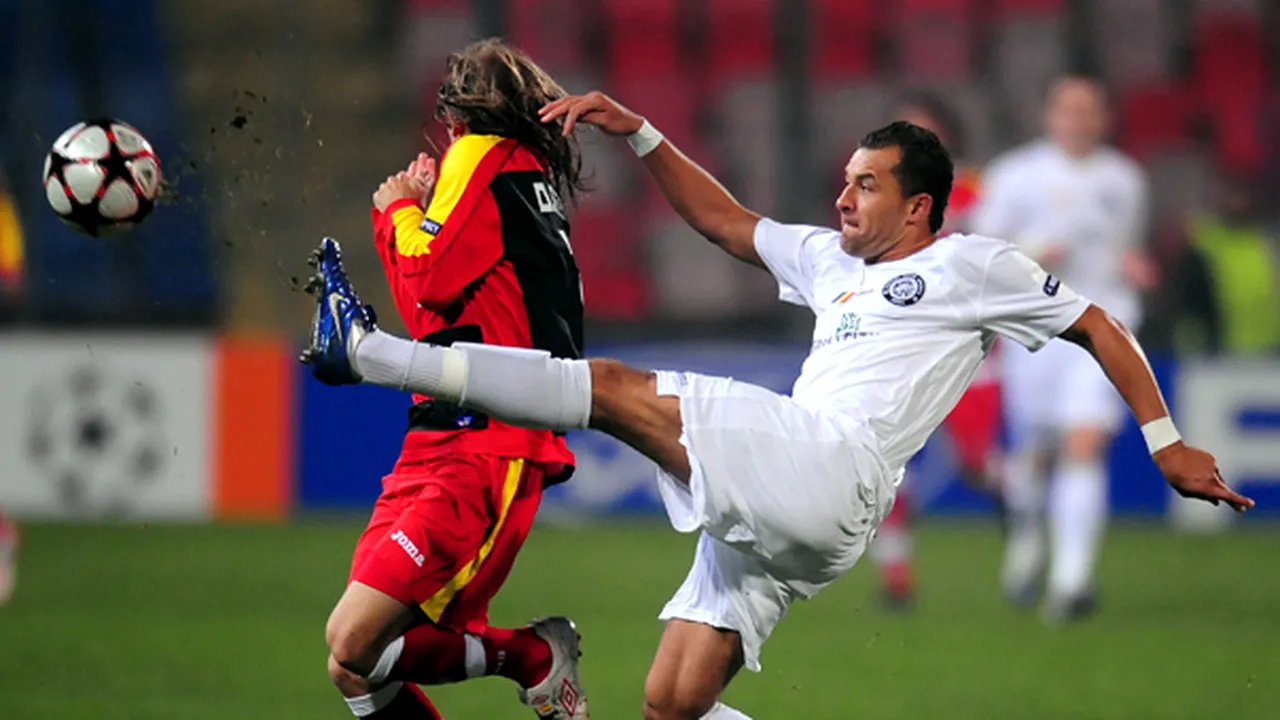 Unirea Urziceni a învins FC Sevilla, scor 1-0, şi este în primăvara europeană - FOTO