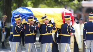 Slujba de înmormântare a fostului președinte Ion Iliescu s-a încheiat