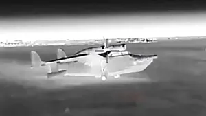 Ucraina a lovit pentru prima dată două avioane amfibii în Crimeea ocupată