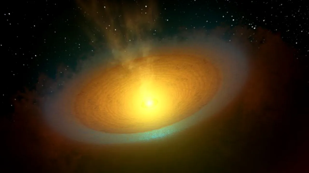 Descoperire în premieră: Mari cantităţi de apă, observate în jurul unei stele tinere. Planetele cu oceane ar putea fi un lucru obişnuit în Univers