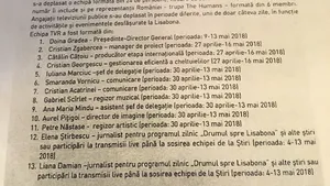PNL acuză TVR de excursie la Eurovision, pe bani publici | DOCUMENT 