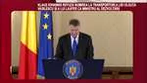 DECLARAŢIA ZILEI | Iohannis refuză numirea Olguţei Vasilescu la Transporturi şi a lui Ilan Laufer ca ministru al Dezvoltării 