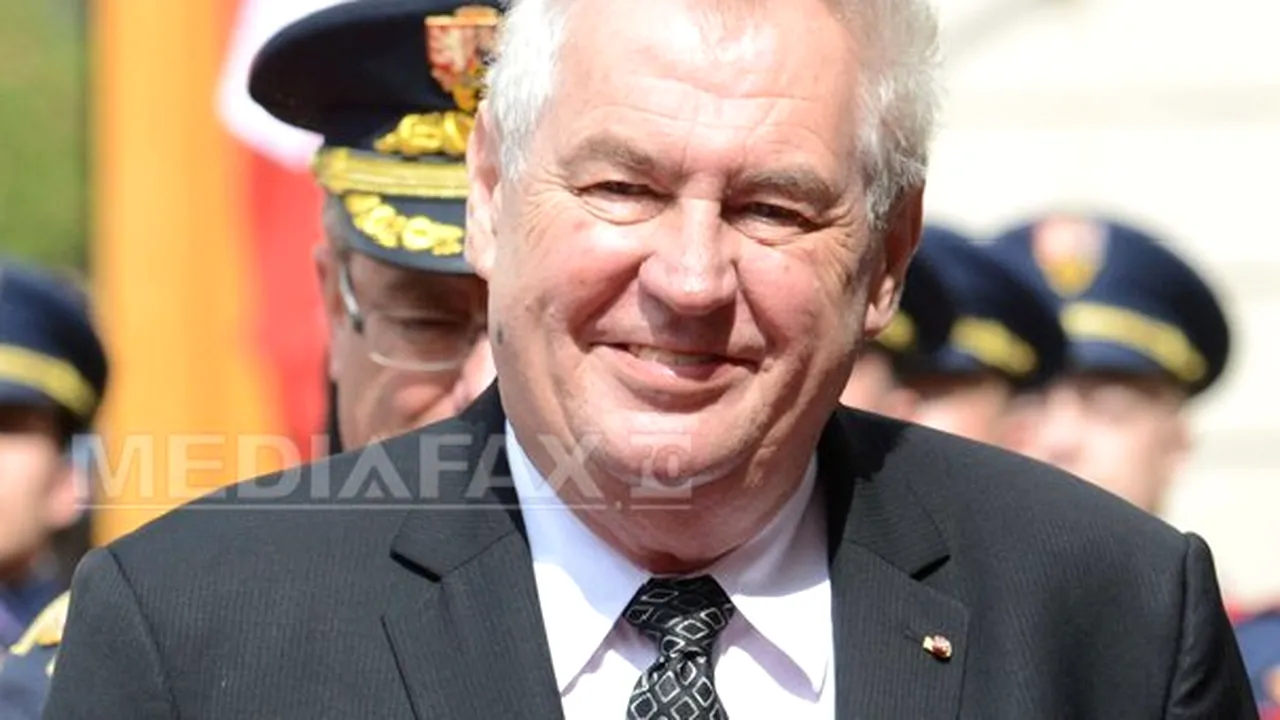 Milos Zeman afirmă că agentul neurotoxic Novichok a fost produs în cantităţi mici în Cehia