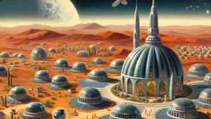 Case-cupolă, panouri solare şi experimente privind procrearea: aşa îşi imaginează Musk primul oraş de pe Marte
