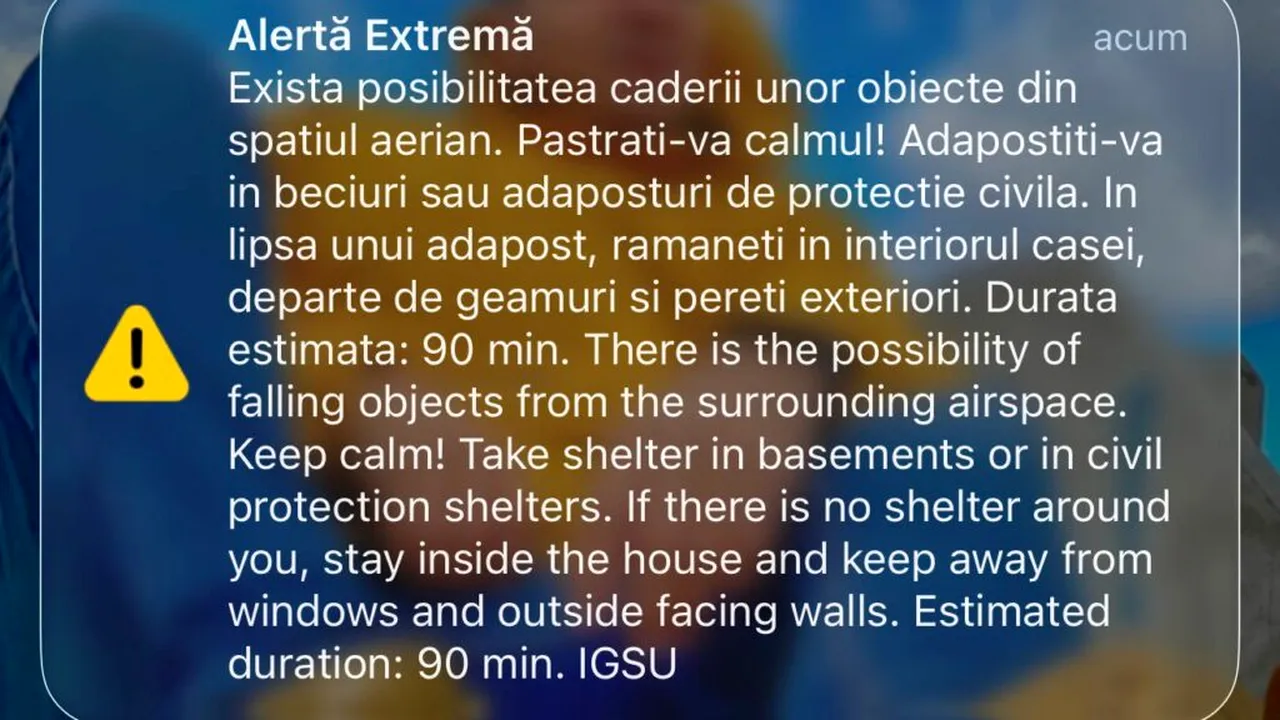 Alertă în județul Tulcea! Mesaj RO-Alert după ce au fost detectate ținte lângă granița cu Ucraina