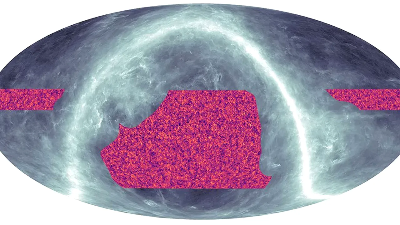Materie întunecată misterioasă cartografiată în cele mai fine detalii de până acum
