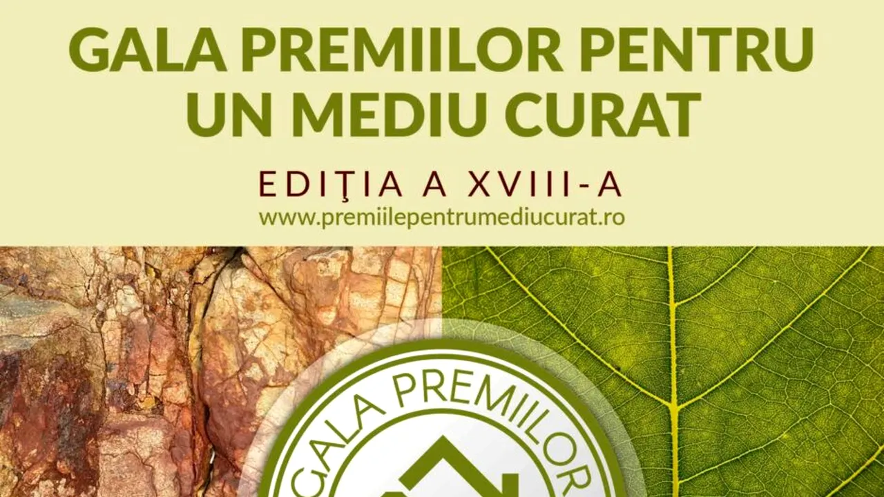 Start în noua ediție a concursului Gala Premiilor pentru un Mediu Curat