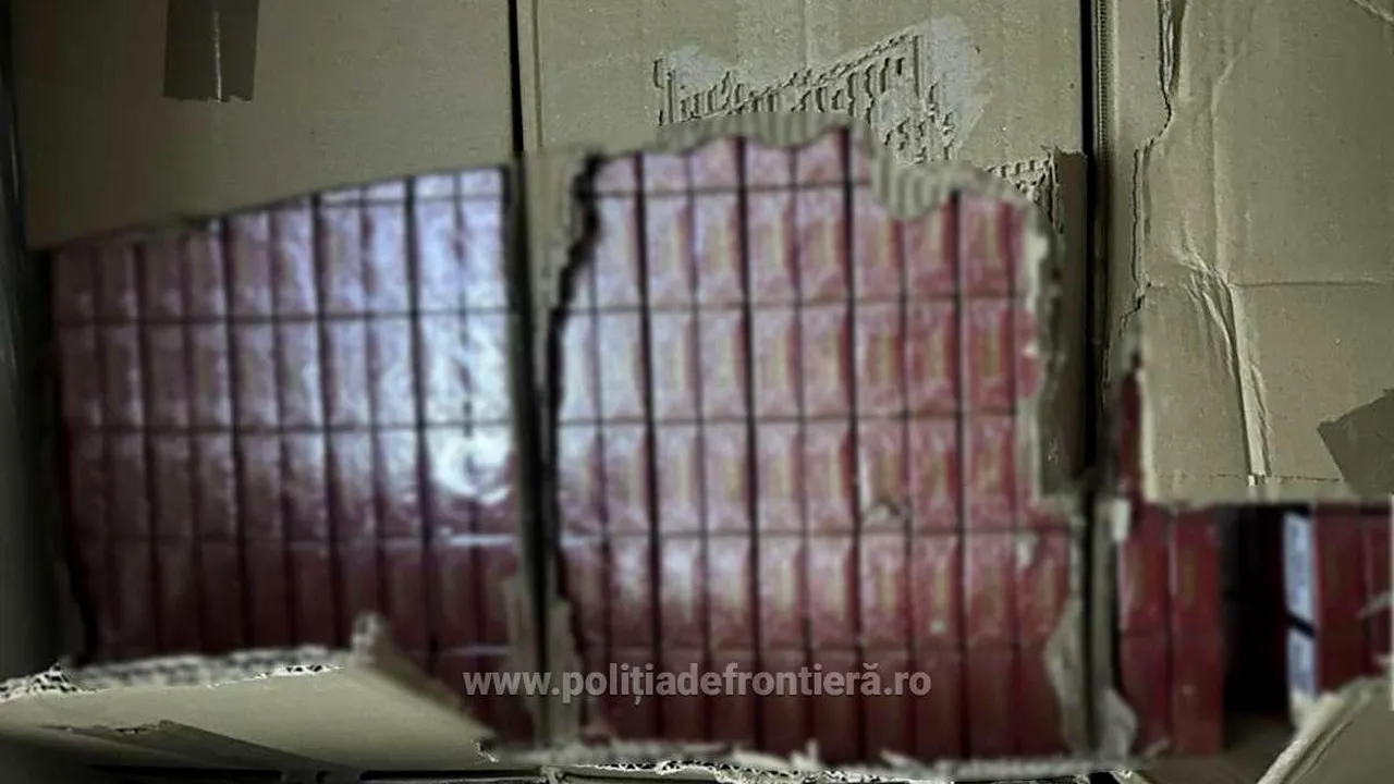 Captură impresionantă la Negru Vodă. Ţigări de contrabandă în valoare de peste 600.000 euro