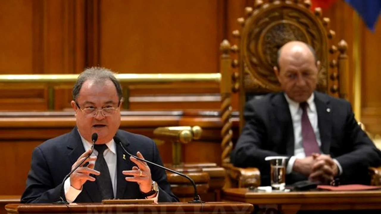 Blaga: Măcar în Săptămâna Mare domnul preşedinte Băsescu ar trebui să nu mai spună neadevăruri