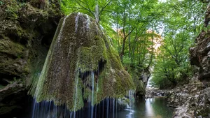O cascadă din Caraş-Severin, printre cele mai spectaculoase căderi de apă din lume  - FOTO