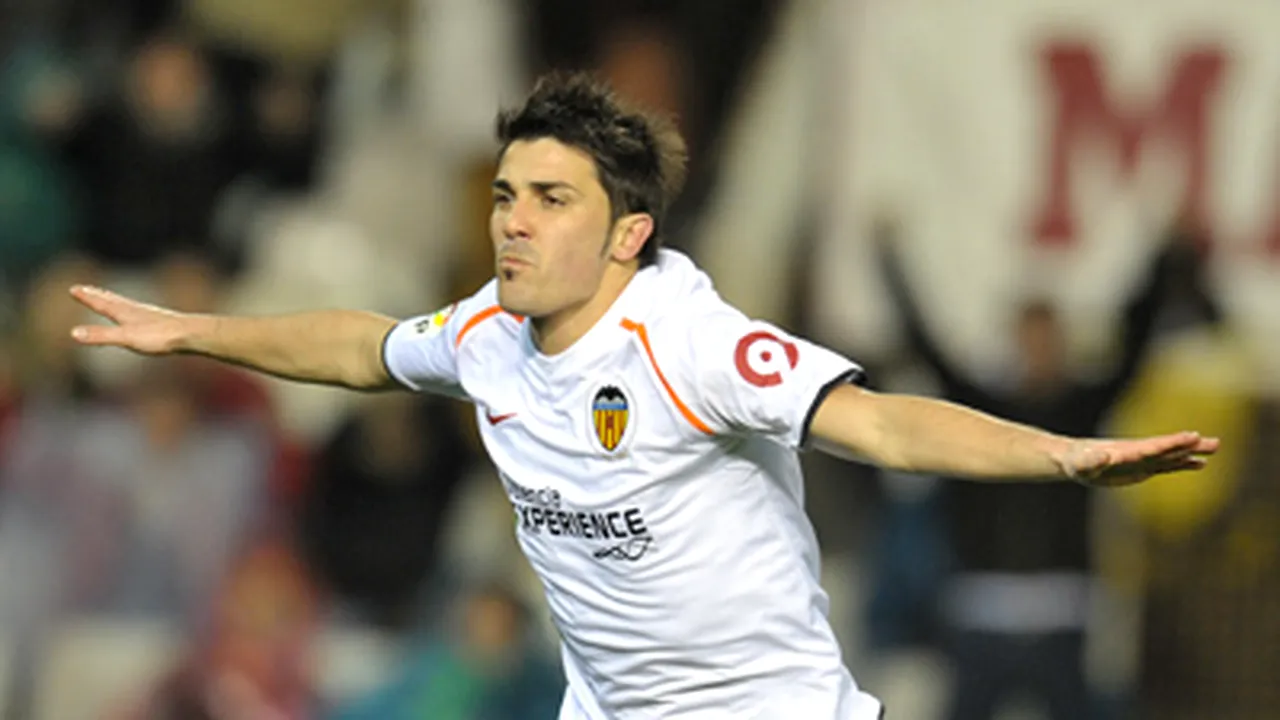 Chelsea, pregătită să oferă 40 milioane de lire pentru David Villa