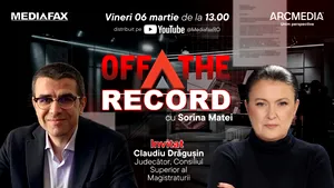 OFF The Record. Invitat: judecător Claudiu Drăgușin, Consiliul Superior al Magistraturii