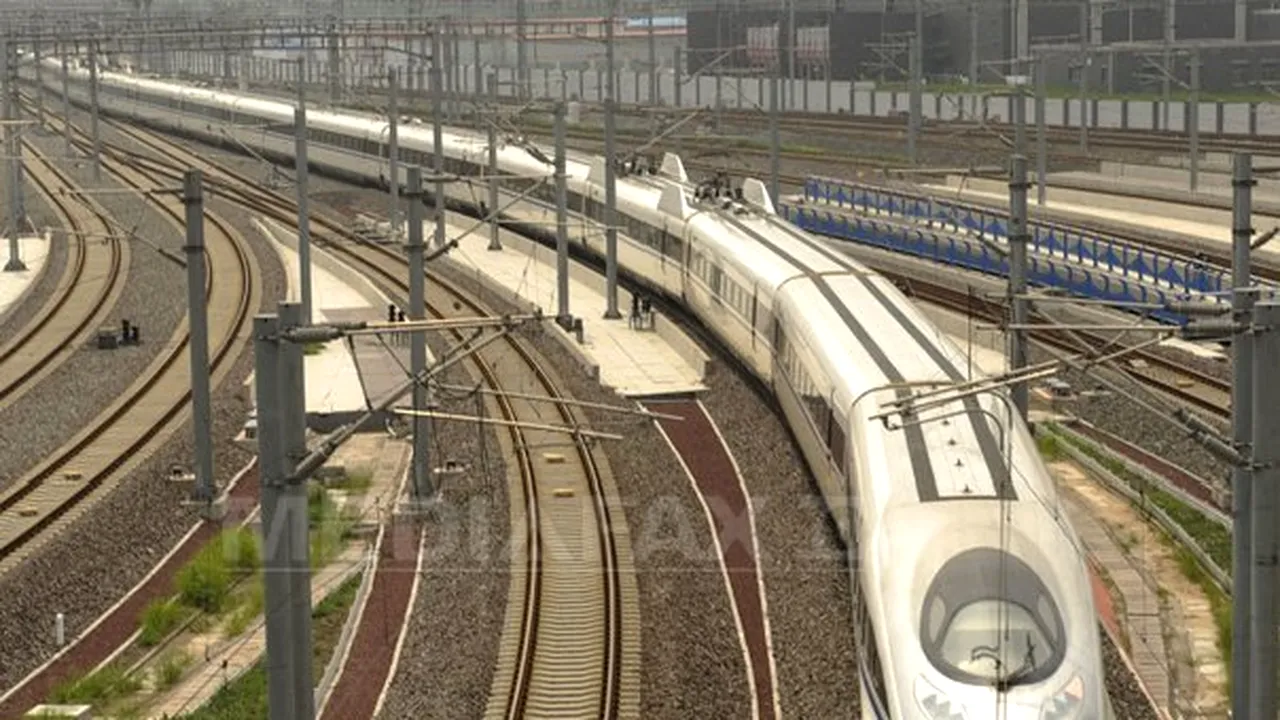 Chinezii încep analizele tehnice pentru trenul de mare viteză spre Constanţa şi inelul CFR Bucureşti