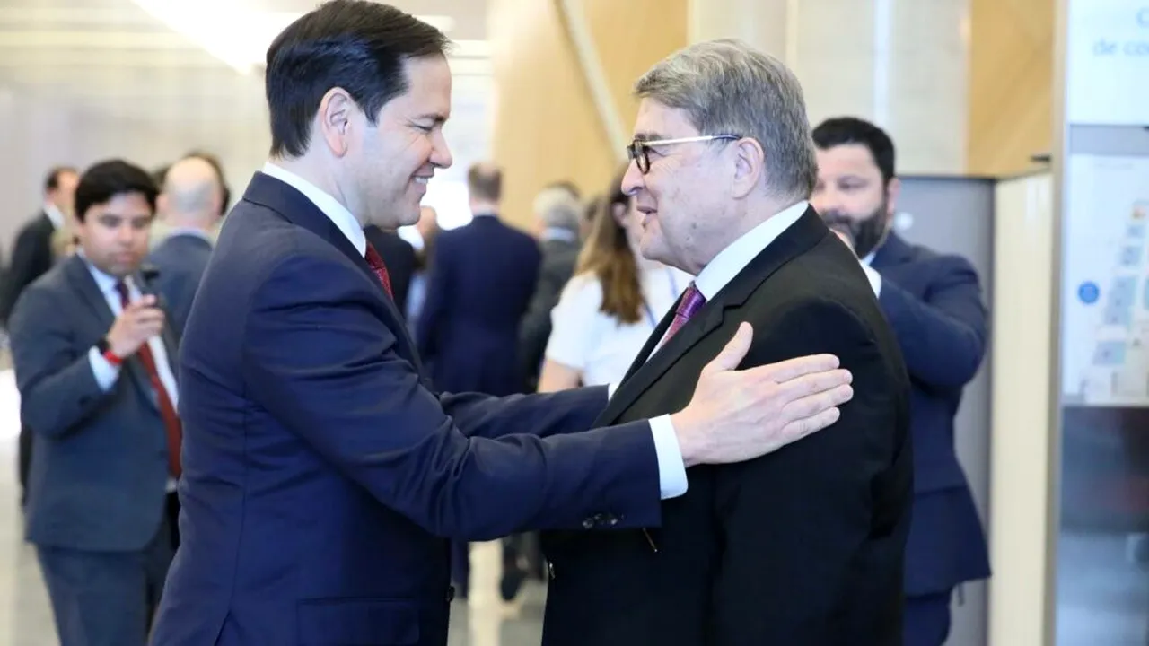 Emil Hurezeanu s-a întâlnit cu secretarul de stat al Statelor Unite, Marco Rubio