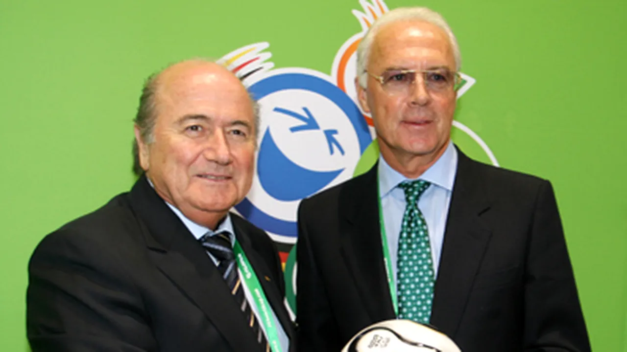 Blatter şi Beckenbauer nu participă la centenarul FRF