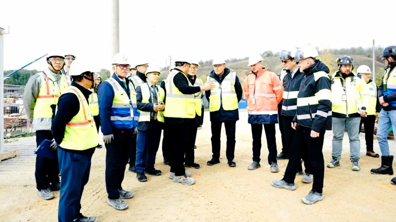 Ministrul Energiei, vizită la Cernavodă pentru stadiul investițiilor, alături de oficiali coreeni. Dumitru Chisăliță: Orice întârziere poate genera costuri majore pentru consumatori