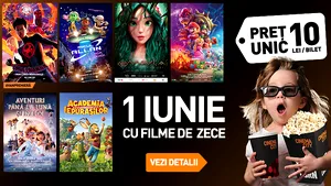 Voi ce faceti de Ziua Copilului? 1 iunie cu filme de 10 la Cinema City