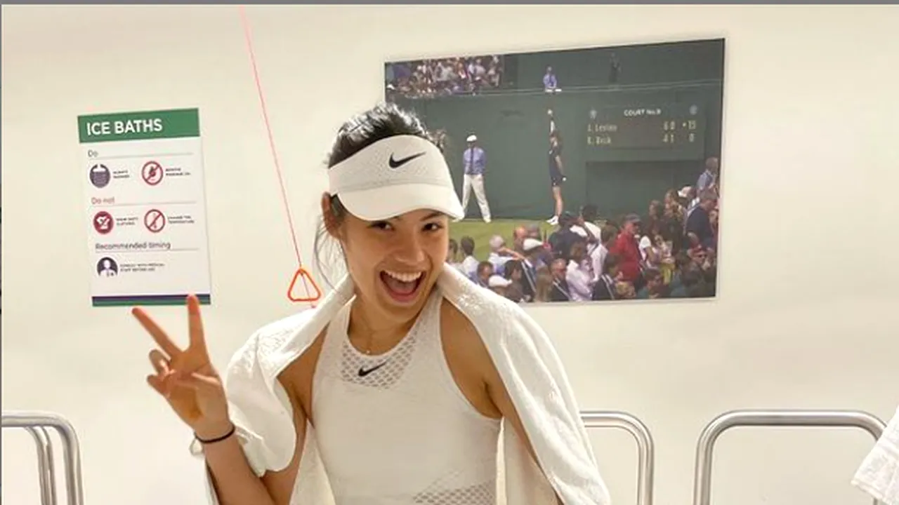 Cine este Emma Răducanu, noua promisiune a tenisului feminin mondial? Adolescenta face furori la Wimbledon