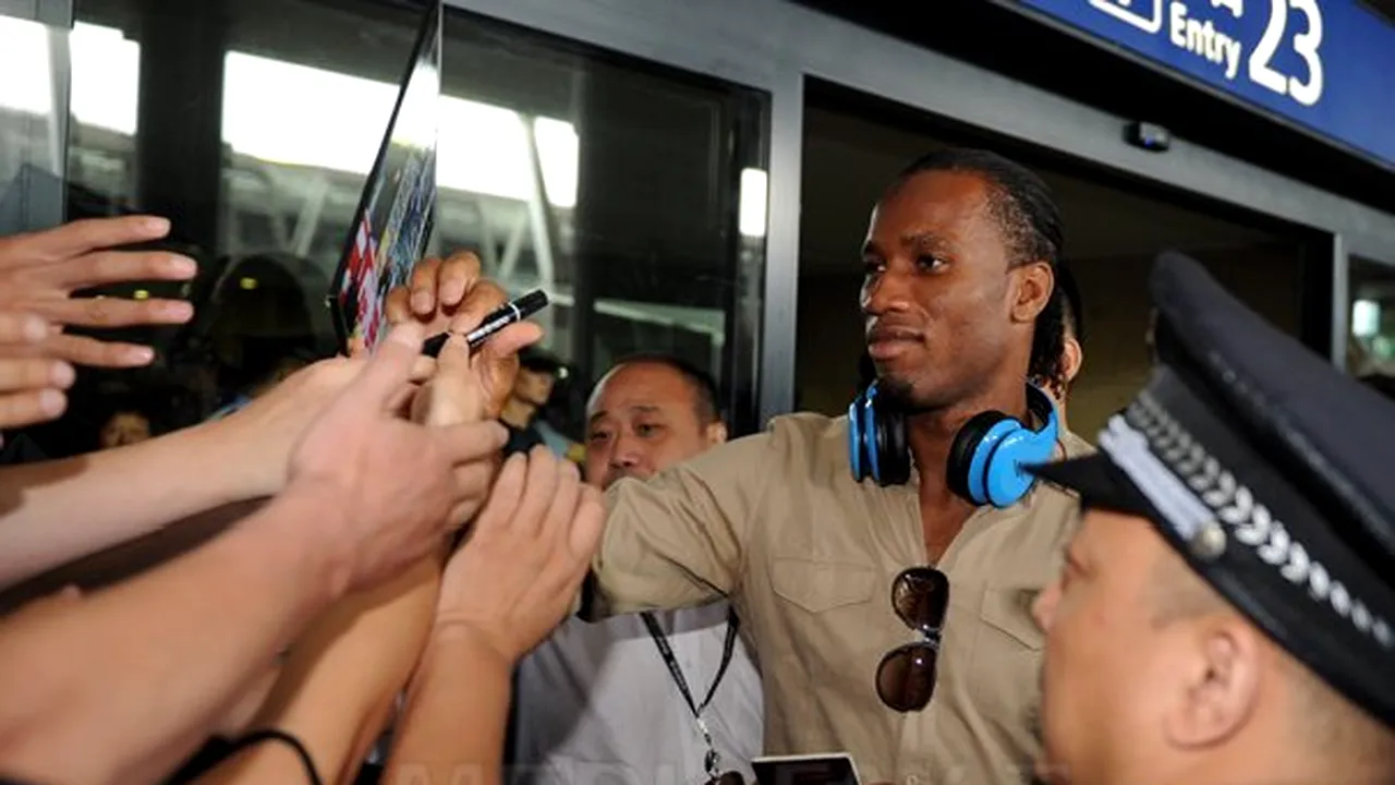 Didier Drogba, aşteptat de 750 de fani la sosirea în China: Este incredibil ce s-a întâmplat