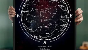 Patru studenţi din Turda fac tablouri cu hărţi stelare care ilustrează cerul în momente-cheie