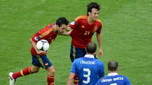 Spania, campioana europeană en-titre, a debutat cu remiză la Euro-2012, scor 1-1 cu Italia
