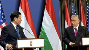 „Nu știu care va fi viitorul acestei țări, asta depinde de alegători”. Marco Rubio mulțumește Ungariei pentru că s-a alăturat Consiliului pentru Pace și face anunțuri la Budapesta, într-un moment cheie pentru Viktor Orbán