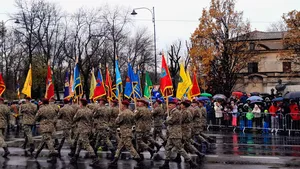 Klaus Iohannis a ajuns la parada de la Arcul de Triumf 