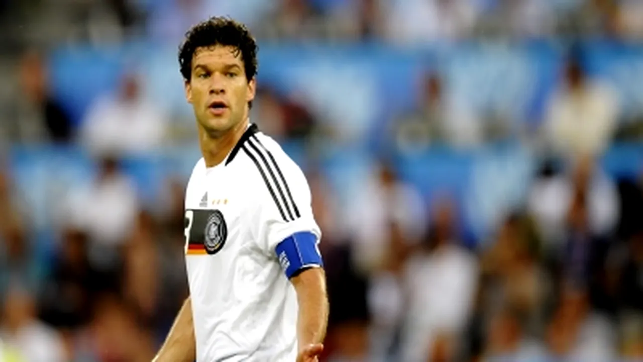 Michael Ballack este incert pentru finala cu Spania