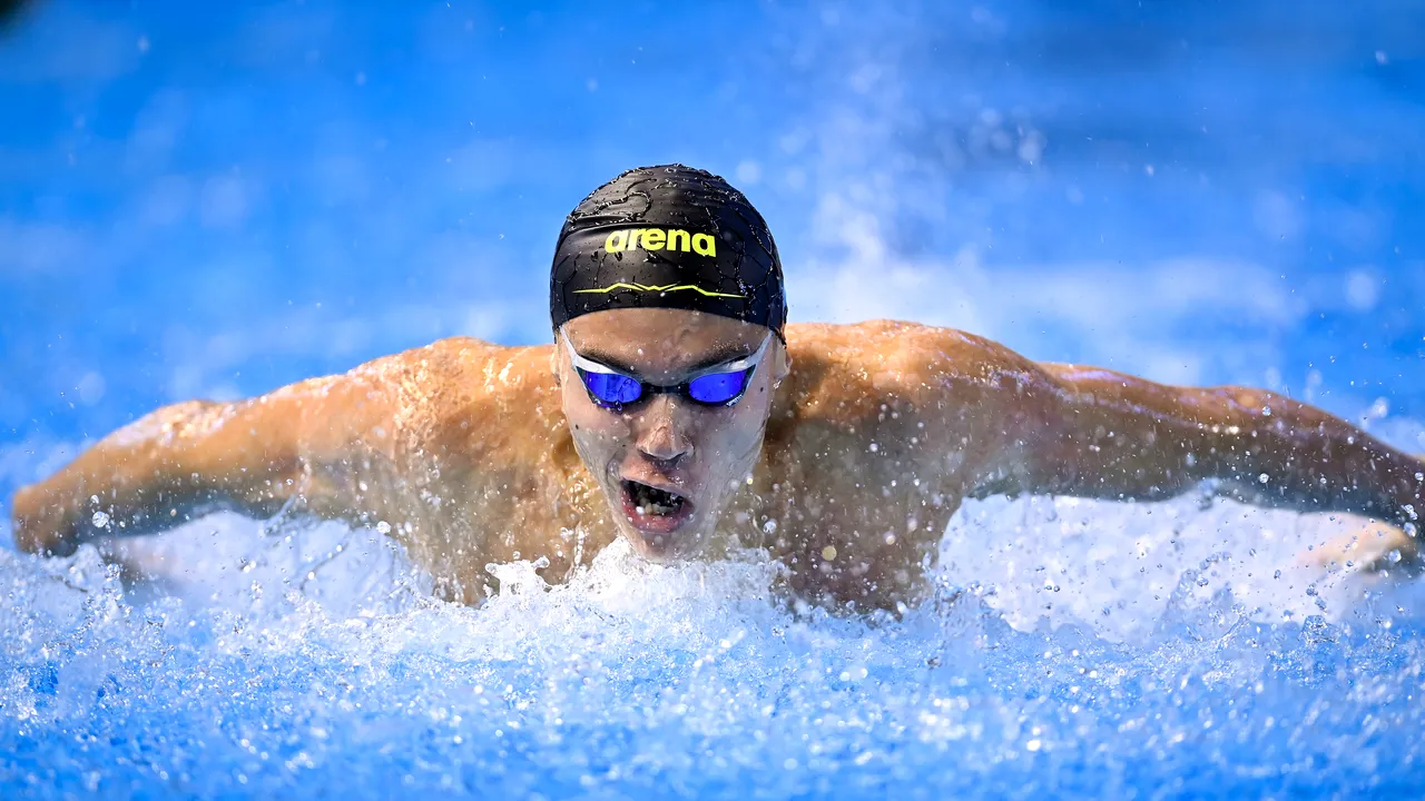David Popovici şi alţi 10 sportivi reprezintă România la Europenele de nataţie de la Belgrad