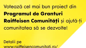 (P) A început cea de-a doua etapă a Programului de Granturi Raiffeisen Comunităţi 2015