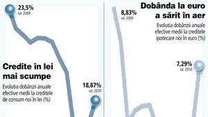 Creditele s-au scumpit după implementarea OUG 50