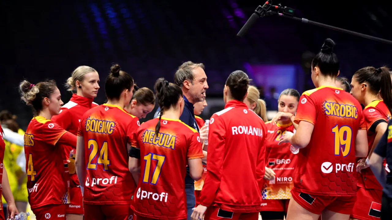 România întâlnește Danemarca, în primul test major de la Mondialul de handbal feminin