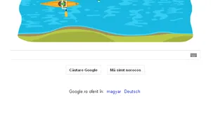 Google promovează proba de canoe slalom la Jocurile Olimpice, printr-un nou logo interactiv