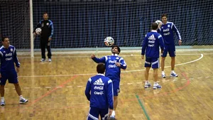 Antrenament inedit pentru jucătorii argentinieni la Sala Polivalentă - FOTO