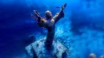 Statuia subacvatică a lui Hristos din Portofino, curățată de italieni