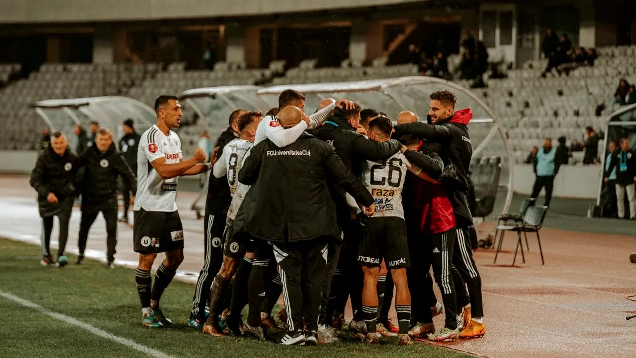 Superliga: U Cluj obţine trei puncte importante în partida cu FC Botoşani
