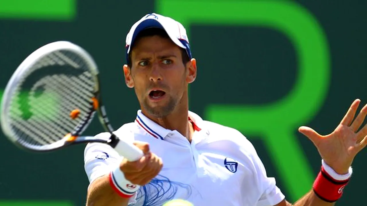 Surpriză de proporţii la turneul de la Miami: Djokovici, eliminat de Haas în optimile de finală