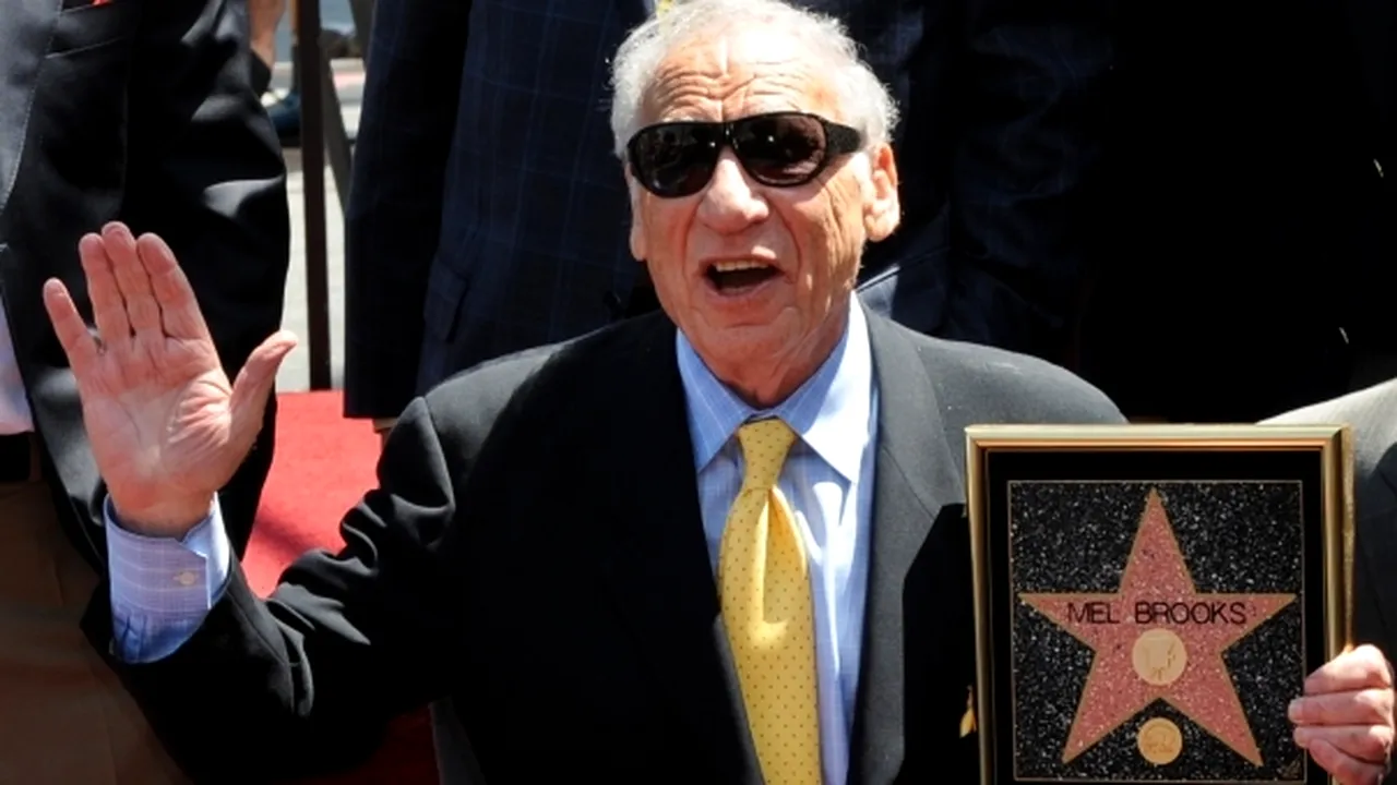 Mel Brooks a primit o stea pe Hollywood Walk of Fame