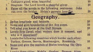 EXAMENUL de clasa a opta din 1912 care astăzi este o provocare şi pentru adulţi: Ce li se cerea elevilor din SUA în urmă cu un secol - FOTO